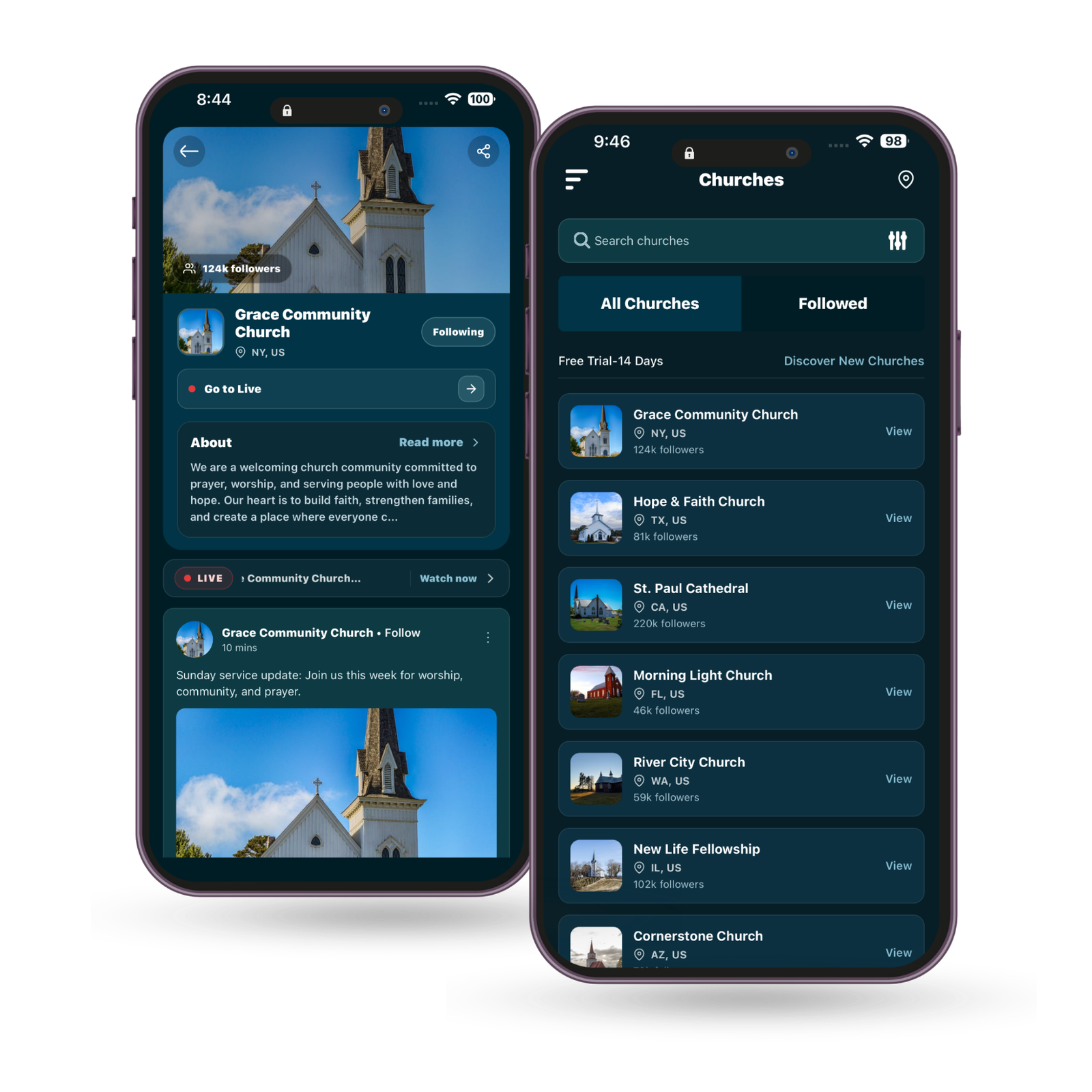 Discover Churches with Confidence